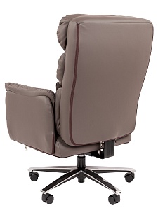 Офисное кресло CHAIRMAN 433, экокожа, коричневый